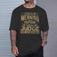 Listen To The Meaning Before You Judge The ScreamingT-Shirt Gifts for Him