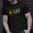 Los Angeles Airport California Crew Lax Flight Crew T-Shirt Gifts for Him