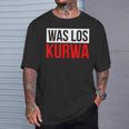 Was Los Kurwa Pole S T-Shirt Geschenke für Ihn