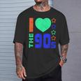 I Love The 90'S Fiesta De Los 90 De Estilo Retro Camiseta unisex Regalos para él