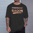 Love Bacon Powered By Bacon Idea Fun T-Shirt Gifts for Him