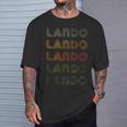Love Heart Lando Grunge Vintage Style Lando T-Shirt Geschenke für Ihn