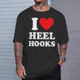 I Love Heel Hooks Jiu Jitsu T-Shirt Gifts for Him