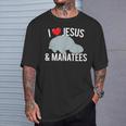 I Love Jesus And Mana Cute Christian ManaT-Shirt Gifts for Him