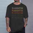 Love Slaughter Grungeintage Style Slaughter T-Shirt Geschenke für Ihn