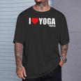 I Love Yoga Pants T-Shirt Gifts for Him