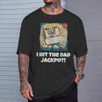 Lucky Dad Jackpot Winner Ultimate Prize Father's Day T-Shirt Gifts for Him