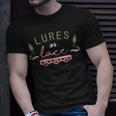 Lures Or Lace Fishing Pregnancy Gender RevealT-Shirt Gifts for Him