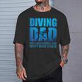 Lustiges Taucher-T-Shirt für Väter, Diving Dad Cooler Spruch Geschenke für Ihn