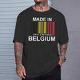 Made In Belgium Flag S T-Shirt Geschenke für Ihn