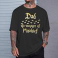 Magical Dad Manager Of Mischief Matching Family Birthday T-Shirt Gifts for Him