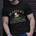 Maher House Of Shenanigans Irish Family Name T-Shirt Gifts for Him