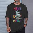 Mama Of The Birthday Astronaut Space Bday Party Celebration T-Shirt Gifts for Him