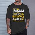 Mama Of The Birthday Boy Construction Worker Bday Party T-Shirt Gifts for Him