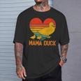 Mama Duck 2 Duckling Mother's Day Duck Mom T-Shirt Gifts for Him