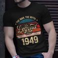 The Man The Myth The Legend Since 1949 Birthday Mens T-Shirt Gifts for Him