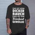 Männer Kein Dicker Bauch Feinkost Gewölbe Papaatertag T-Shirt Geschenke für Ihn