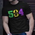Mardi Gras New Orleans 504 Louisiana T-Shirt Gifts for Him