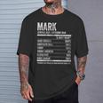 Mark Nutrition Personalized Name Name Facts T-Shirt Gifts for Him