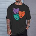 Máscaras De Teatro De Época I Actores I Teatro Camiseta unisex Regalos para él