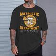 Mathletic Department 314159 Pi Day Math Teacher T-Shirt Gifts for Him