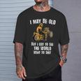 I May Be Old But Got To See The World Vintage Old Man T-Shirt Gifts for Him