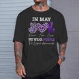 In May We Wear Purple Lupus Awareness Ribbon Purple Lupus T-Shirt Gifts for Him