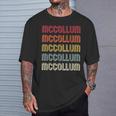 Mccollum Surname Retro Vintage Birthday Reunion T-Shirt Gifts for Him