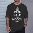 Mccoy Surname Family Tree Birthday Reunion Idea T-Shirt Gifts for Him