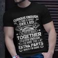 Mechanic Curious Car Auto Truck Mechanic T-Shirt Gifts for Him