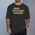Mechatroniker Bester Mechatroniker Beruf German Language T-Shirt Geschenke für Ihn