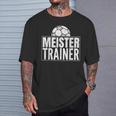 Meister Trainer Fußballtrainer Aus Leidenschaft T-Shirt Geschenke für Ihn