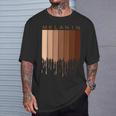 Melanin Black Beauty African American Afrocentric T-Shirt Gifts for Him