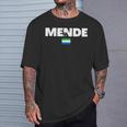 Mende Sierra Leone Ancestry Initiation T-Shirt Gifts for Him