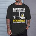 Men's Forklift Driver Lagerist Forklift Lager Worker Black S T-Shirt Geschenke für Ihn