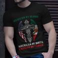 Mexican By Blood American By Birth Patriot By Choice On Back T-Shirt Gifts for Him