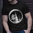 Minimalist Tree Forest Outdoors And Nature Graphic T-Shirt Gifts for Him