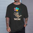 Mom Of Birthday Astronaut With Balloons Planets In Space T-Shirt Gifts for Him