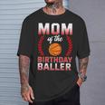 Mom Of The Birthday Boy Basketball Bday Celebration T-Shirt Gifts for Him