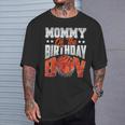 Mommy Basketball Birthday Boy Family Baller B-Day Party T-Shirt Gifts for Him