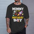 Mommy Of The Birthday Boy Space Bday Party Celebration T-Shirt Gifts for Him