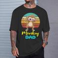 Monkey Dad Lovers Daddy Fathers T-Shirt Gifts for Him