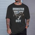 Monster Truck Are My Jam Monster Truck Boy T-Shirt Gifts for Him