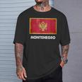 Monte Flag Jersey Montenegrinian T-Shirt Geschenke für Ihn