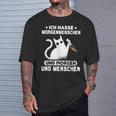 Morgenmuffel Morgen Und Menschen Ich Hasse Morgenschen T-Shirt Geschenke für Ihn