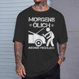 Morning Ölich Abends Fröhlich Car Mechanic T-Shirt Geschenke für Ihn