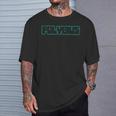 Mysterious Conspiracy Green Shape Polybius Logo T-Shirt Gifts for Him