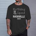Nashville Birthday Trip Nashville Birthday Squad T-Shirt Gifts for Him