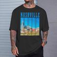 Nashville Skyline Tennessee Music City Vintage Pride T-Shirt Gifts for Him