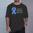 National Foster Care Month Blue Ribbon Love T-Shirt Gifts for Him